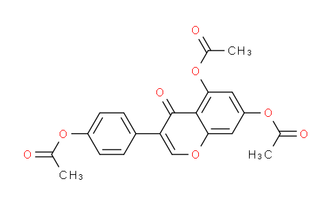 CAS No. 5995-97-1, 3-(4-Acetoxyphenyl)-4-oxo-4H-chromene-5,7-diyl diacetate