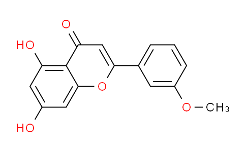 CAS No. 28973-32-2, 5,7-Dihydroxy-2-(3-methoxyphenyl)-4H-chromen-4-one