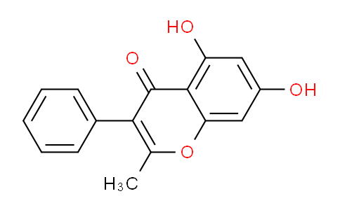 CAS No. 844-95-1, 5,7-Dihydroxy-2-methyl-3-phenyl-4H-chromen-4-one