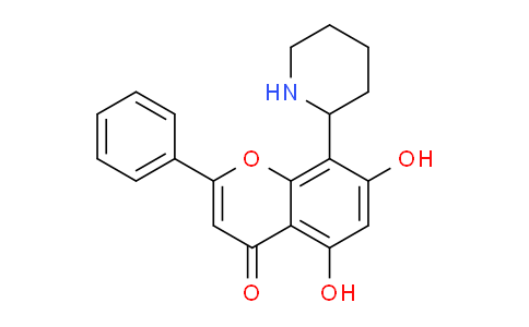 MC755200 | 91147-19-2 | 5,7-Dihydroxy-2-phenyl-8-(piperidin-2-yl)-4H-chromen-4-one