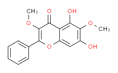 CAS No. 59917-40-7, 5,7-Dihydroxy-3,6-dimethoxy-2-phenyl-4H-chromen-4-one