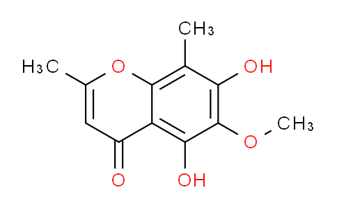 CAS No. 126767-83-7, 5,7-Dihydroxy-6-methoxy-2,8-dimethyl-4H-chromen-4-one