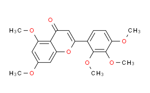CAS No. 89121-55-1, 5,7-Dimethoxy-2-(2,3,4-trimethoxyphenyl)-4H-chromen-4-one