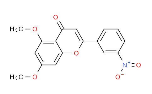 CAS No. 921942-58-7, 5,7-Dimethoxy-2-(3-nitrophenyl)-4H-chromen-4-one
