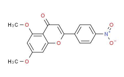 CAS No. 836608-01-6, 5,7-Dimethoxy-2-(4-nitrophenyl)-4H-chromen-4-one