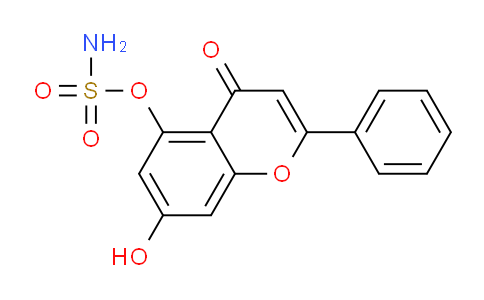 CAS No. 921201-37-8, 7-Hydroxy-4-oxo-2-phenyl-4H-chromen-5-yl sulfamate