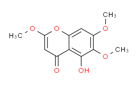 CAS No. 61780-42-5, 5-Hydroxy-2,6,7-trimethoxy-4H-chromen-4-one