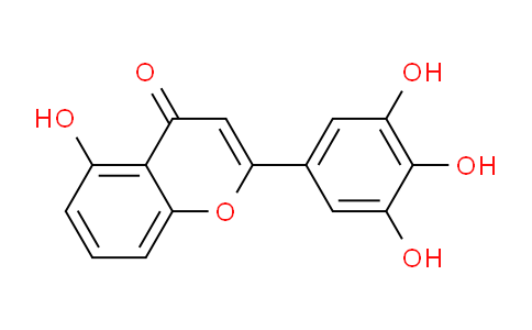 CAS No. 744209-76-5, 5-Hydroxy-2-(3,4,5-trihydroxyphenyl)-4H-chromen-4-one