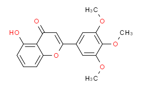 CAS No. 53165-02-9, 5-Hydroxy-2-(3,4,5-trimethoxyphenyl)-4H-chromen-4-one