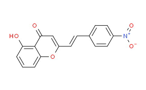 CAS No. 917611-08-6, (E)-5-Hydroxy-2-(4-nitrostyryl)-4H-chromen-4-one
