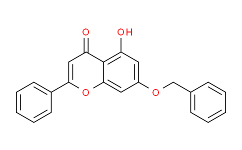CAS No. 110506-85-9, 7-(Benzyloxy)-5-hydroxy-2-phenyl-4H-chromen-4-one