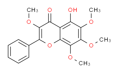 CAS No. 15249-62-4, 5-Hydroxy-3,6,7,8-tetramethoxy-2-phenyl-4H-chromen-4-one