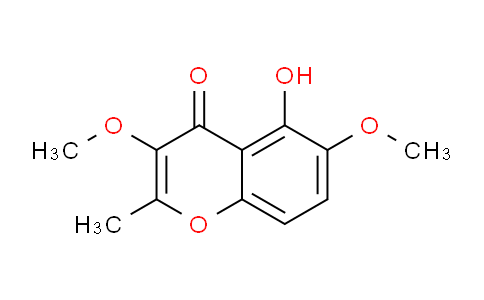 CAS No. 61885-13-0, 5-Hydroxy-3,6-dimethoxy-2-methyl-4H-chromen-4-one