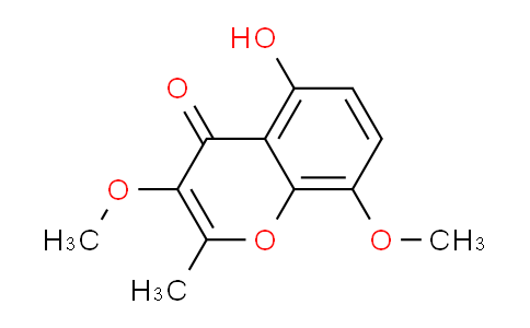 CAS No. 61885-17-4, 5-Hydroxy-3,8-dimethoxy-2-methyl-4H-chromen-4-one