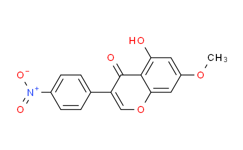 CAS No. 856015-71-9, 5-Hydroxy-7-methoxy-3-(4-nitrophenyl)-4H-chromen-4-one