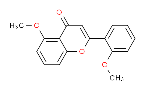 CAS No. 6697-62-7, 5-Methoxy-2-(2-methoxyphenyl)-4H-chromen-4-one