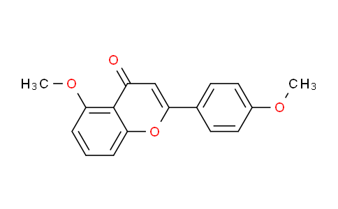 CAS No. 6697-63-8, 5-Methoxy-2-(4-methoxyphenyl)-4H-chromen-4-one