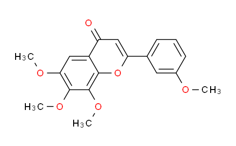 CAS No. 502917-26-2, 6,7,8-Trimethoxy-2-(3-methoxyphenyl)-4H-chromen-4-one