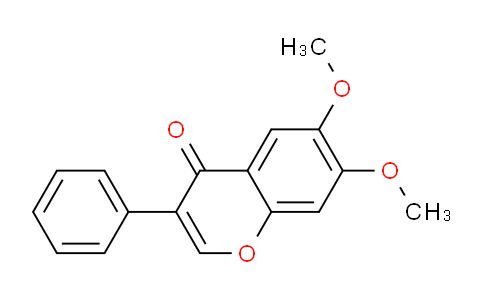 CAS No. 24195-17-3, 6,7-Dimethoxy-3-phenyl-4H-chromen-4-one