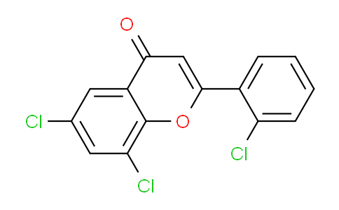 CAS No. 89112-92-5, 6,8-Dichloro-2-(2-chlorophenyl)-4H-chromen-4-one