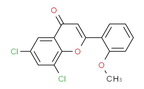 CAS No. 89112-87-8, 6,8-Dichloro-2-(2-methoxyphenyl)-4H-chromen-4-one