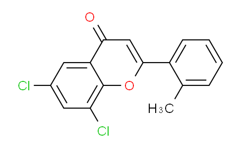 CAS No. 88952-99-2, 6,8-Dichloro-2-(o-tolyl)-4H-chromen-4-one