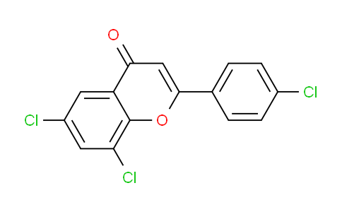 CAS No. 89112-93-6, 6,8-Dichloro-2-(4-chlorophenyl)-4H-chromen-4-one