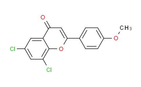 CAS No. 80972-96-9, 6,8-Dichloro-2-(4-methoxyphenyl)-4H-chromen-4-one