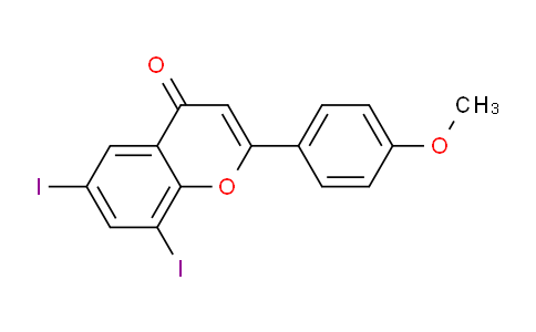 CAS No. 831224-48-7, 6,8-Diiodo-2-(4-methoxyphenyl)-4H-chromen-4-one