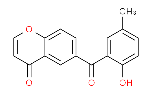 CAS No. 918307-00-3, 6-(2-Hydroxy-5-methylbenzoyl)-4H-chromen-4-one