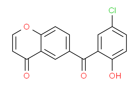 CAS No. 918306-97-5, 6-(5-Chloro-2-hydroxybenzoyl)-4H-chromen-4-one
