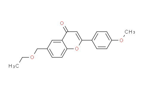 CAS No. 649747-83-1, 6-(Ethoxymethyl)-2-(4-methoxyphenyl)-4H-chromen-4-one