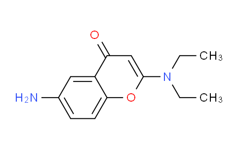 CAS No. 88753-74-6, 6-Amino-2-(diethylamino)-4H-chromen-4-one