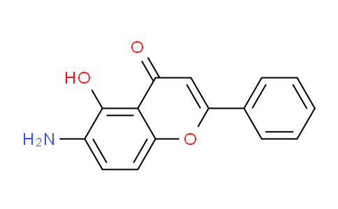 CAS No. 92497-96-6, 6-Amino-5-hydroxy-2-phenyl-4H-chromen-4-one