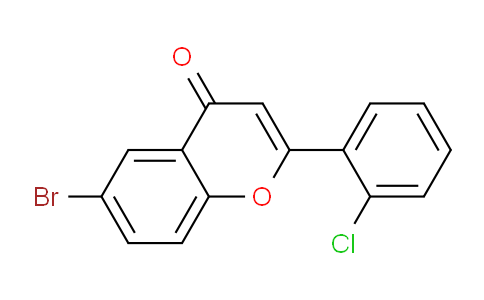 CAS No. 88953-01-9, 6-Bromo-2-(2-chlorophenyl)-4H-chromen-4-one