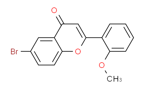 CAS No. 88952-77-6, 6-Bromo-2-(2-methoxyphenyl)-4H-chromen-4-one