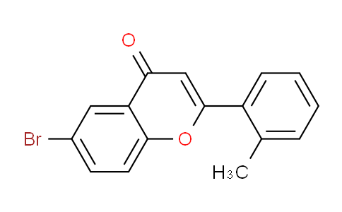CAS No. 88952-79-8, 6-Bromo-2-(o-tolyl)-4H-chromen-4-one