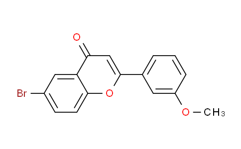 CAS No. 88952-78-7, 6-Bromo-2-(3-methoxyphenyl)-4H-chromen-4-one