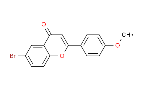 CAS No. 89112-86-7, 6-Bromo-2-(4-methoxyphenyl)-4H-chromen-4-one