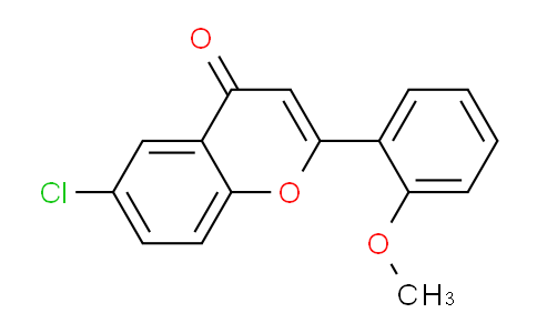 CAS No. 57048-96-1, 6-Chloro-2-(2-methoxyphenyl)-4H-chromen-4-one