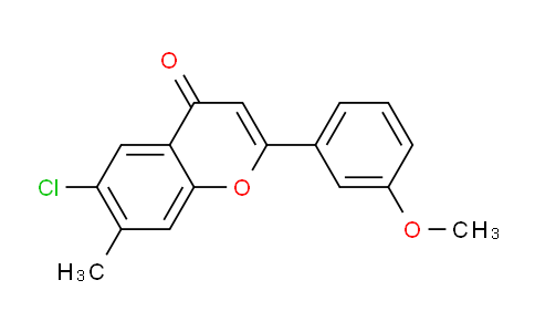 DY755304 | 88952-85-6 | 6-Chloro-2-(3-methoxyphenyl)-7-methyl-4H-chromen-4-one