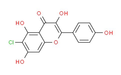 CAS No. 95412-43-4, 6-Chloro-3,5,7-trihydroxy-2-(4-hydroxyphenyl)-4H-chromen-4-one