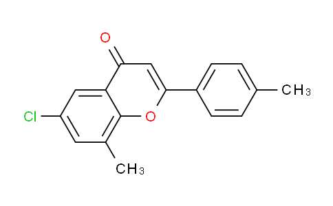 CAS No. 88952-84-5, 6-Chloro-8-methyl-2-(p-tolyl)-4H-chromen-4-one