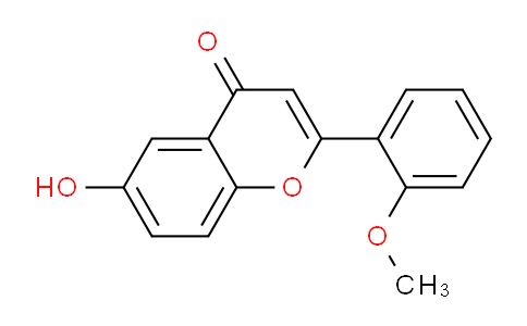 CAS No. 61546-59-6, 6-Hydroxy-2-(2-methoxyphenyl)-4H-chromen-4-one