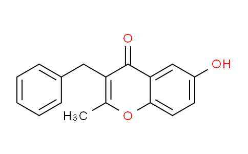 CAS No. 61546-58-5, 3-Benzyl-6-hydroxy-2-methyl-4H-chromen-4-one