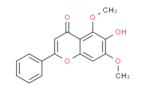 CAS No. 119892-40-9, 6-Hydroxy-5,7-dimethoxy-2-phenyl-4H-chromen-4-one