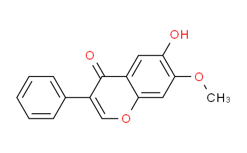 CAS No. 54921-43-6, 6-Hydroxy-7-methoxy-3-phenyl-4H-chromen-4-one