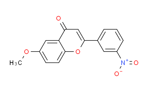 CAS No. 921942-54-3, 6-Methoxy-2-(3-nitrophenyl)-4H-chromen-4-one