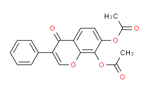 CAS No. 89595-65-3, 4-Oxo-3-phenyl-4H-chromene-7,8-diyl diacetate
