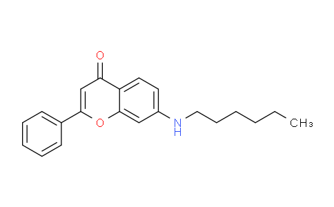 CAS No. 920287-00-9, 7-(Hexylamino)-2-phenyl-4H-chromen-4-one